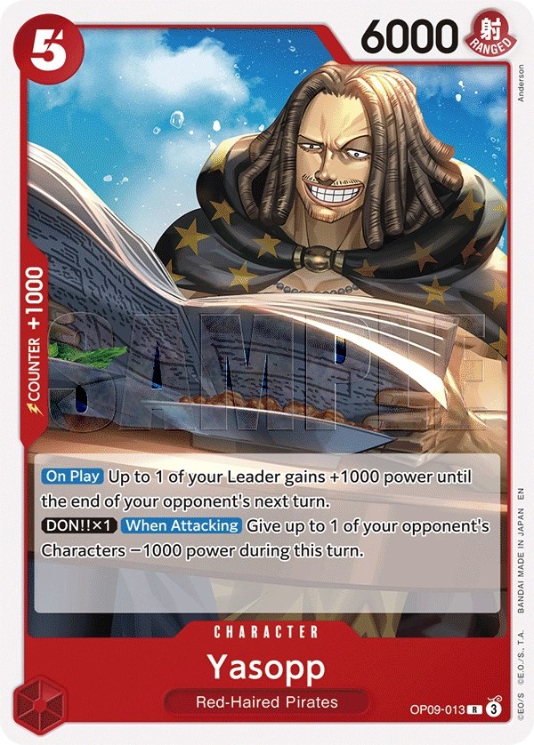 Yasopp (OP09-013_r1) Reprint One Piece card