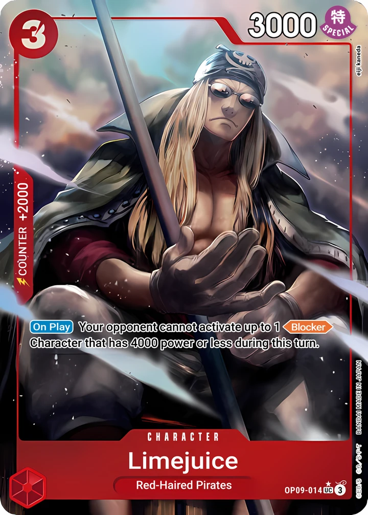 Limejuice (OP09-014_p2) Alt Art One Piece card