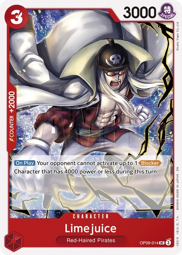 Limejuice (OP09-014_r1) Reprint One Piece card