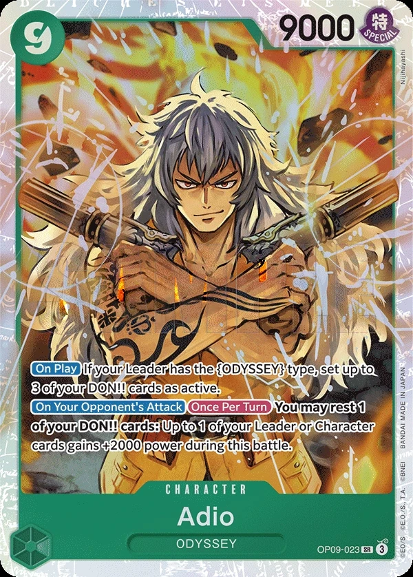 Adio (OP09-023) One Piece card