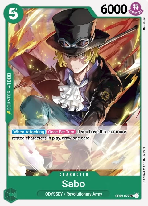 Sabo (OP09-027) One Piece card