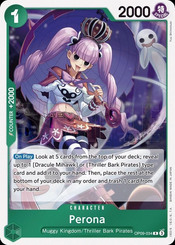 Perona (OP09-034) One Piece card
