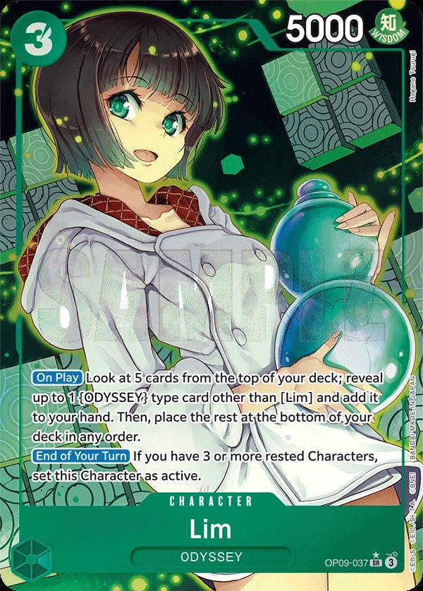 Lim (OP09-037_p1) Alt Art One Piece card
