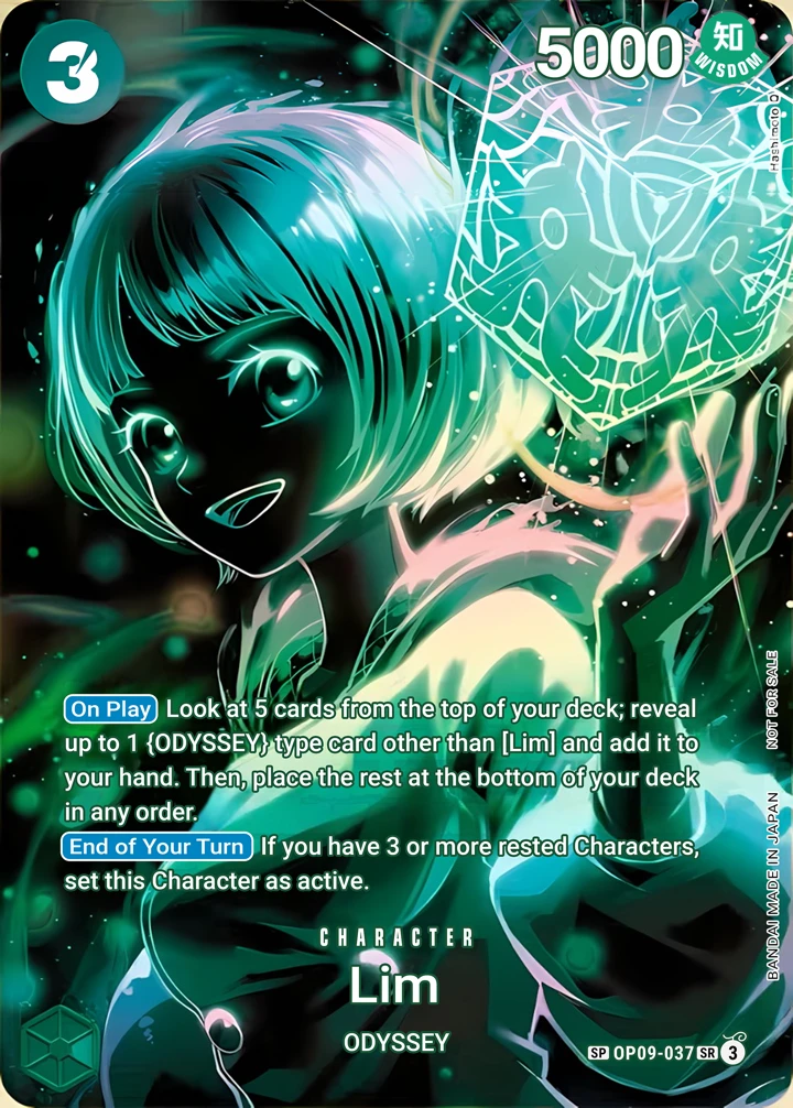 Lim (OP09-037_p2) SP One Piece card