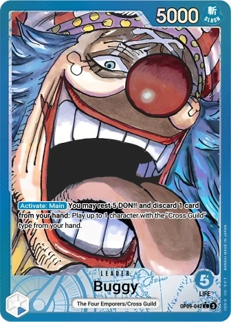 Buggy (OP09-042) One Piece card