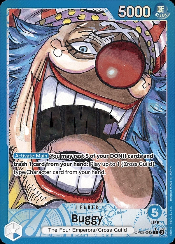 Buggy (OP09-042_p1) Alt Art One Piece card