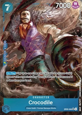Crocodile (OP09-046) One Piece card