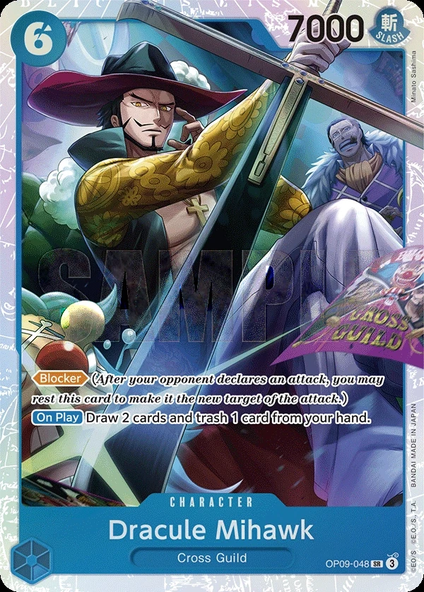 Dracule Mihawk (OP09-048) One Piece card