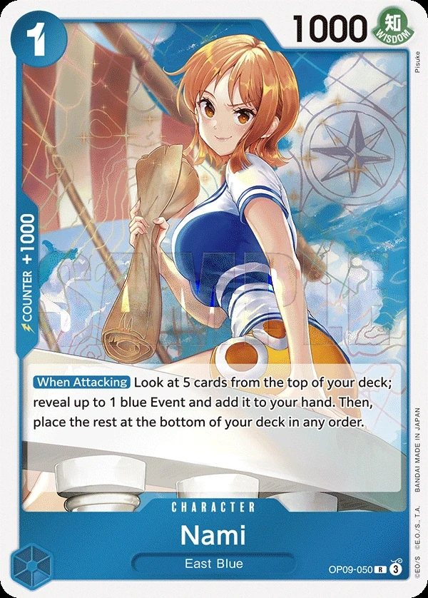 Nami (OP09-050) One Piece card