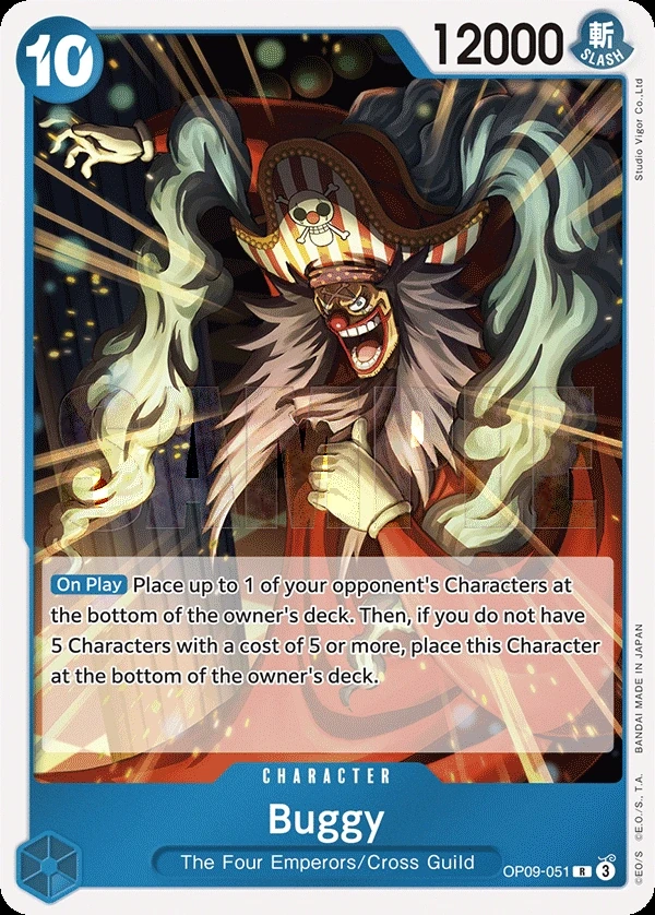 Buggy (OP09-051) One Piece card