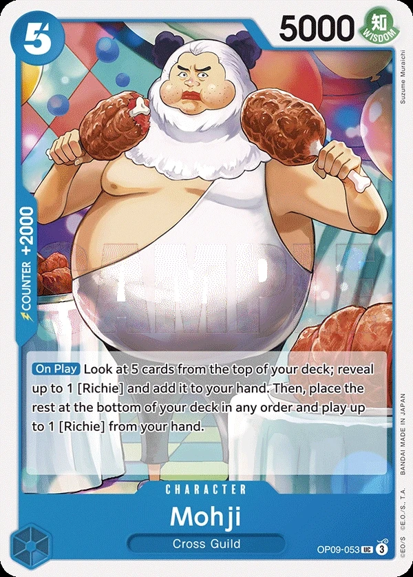Mohji (OP09-053) One Piece card