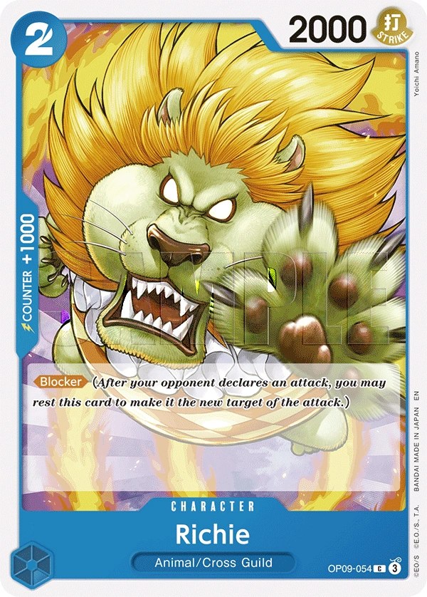Richie (OP09-054_r1) Reprint One Piece card