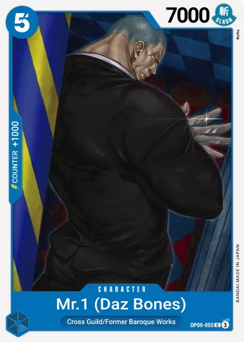 Mr.1(Daz.Bonez) (OP09-055) One Piece card