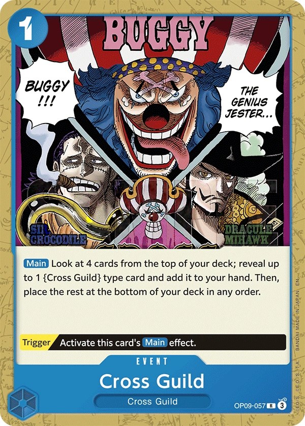 Cross Guild (OP09-057_r1) Reprint One Piece card