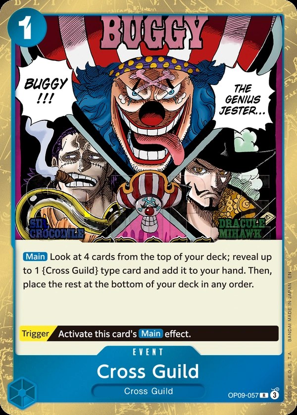Cross Guild (OP09-057_r2) Reprint One Piece card