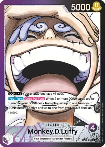 Monkey.D.Luffy (OP09-061) One Piece card