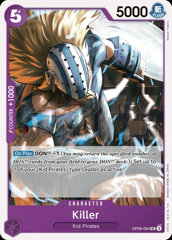 Killer (OP09-064) One Piece card