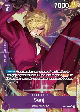Sanji (OP09-065) One Piece card
