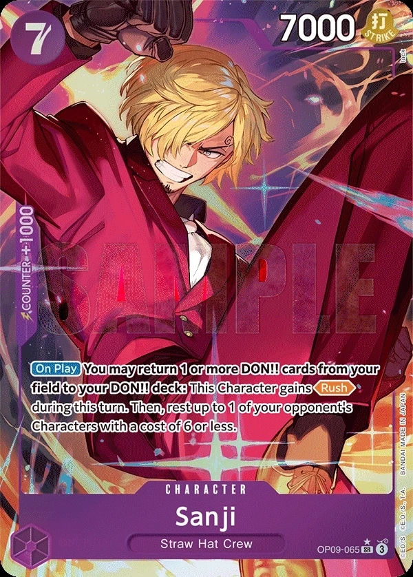 Sanji (OP09-065_p1) Alt Art One Piece card