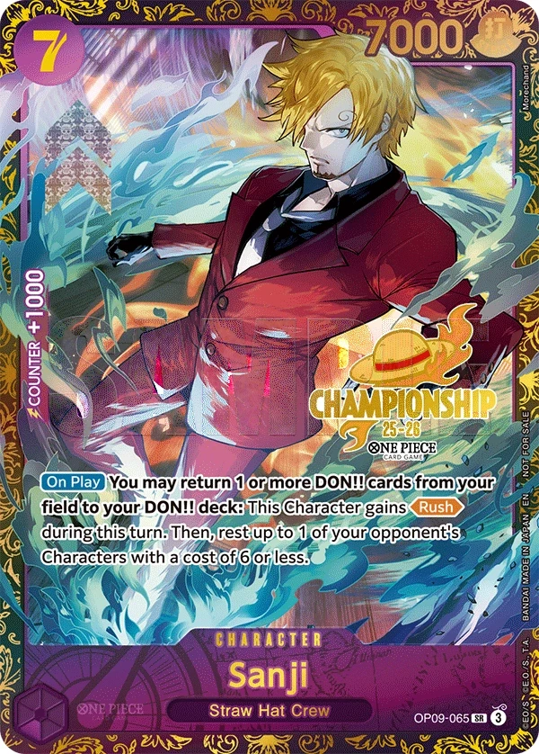 Sanji (OP09-065_p2) Alt Art One Piece card