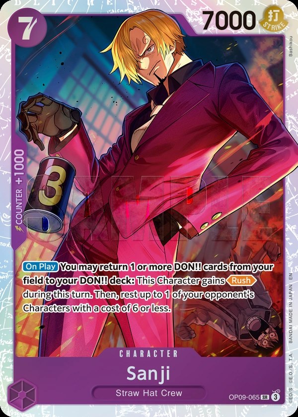 Sanji (OP09-065_r1) Reprint One Piece card