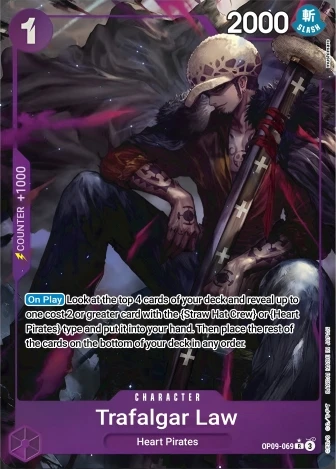 Trafalgar Law (OP09-069) One Piece card