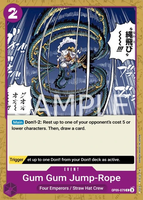 Gum-Gum Jump Rope (OP09-079) One Piece card