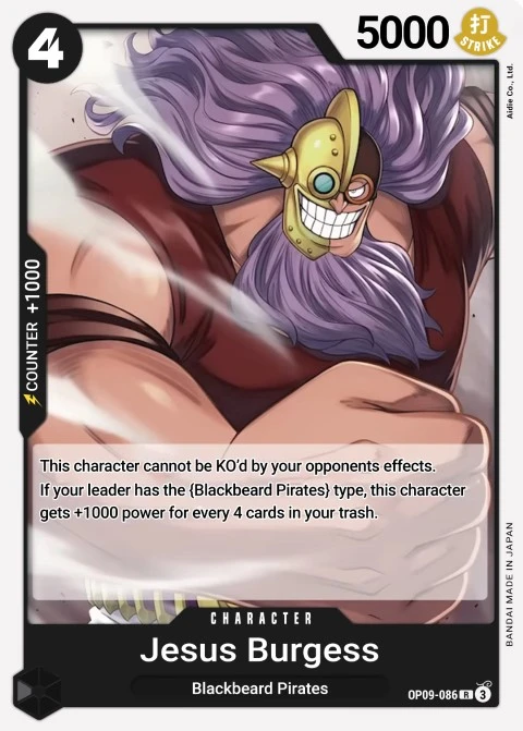 Jesus Burgess (OP09-086) One Piece card