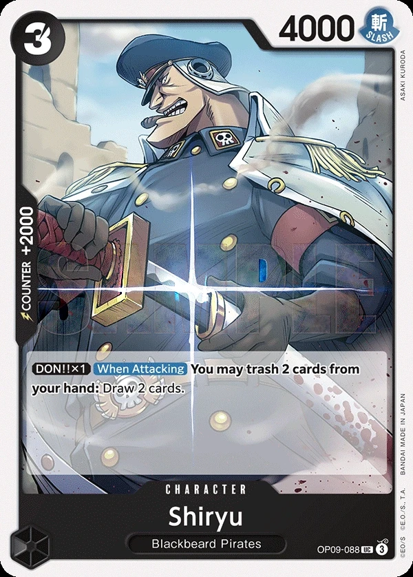 Shiryu (OP09-088) One Piece card