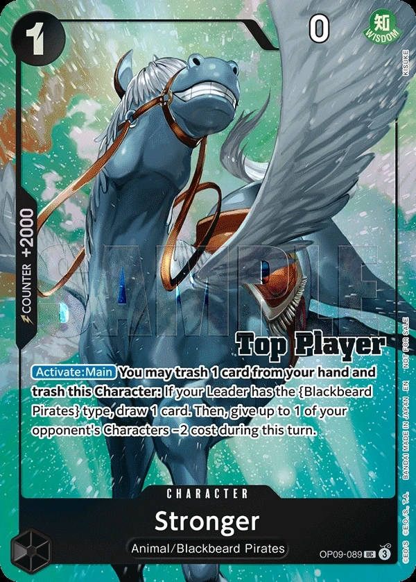 Stronger (OP09-089_p1) Alt Art One Piece card