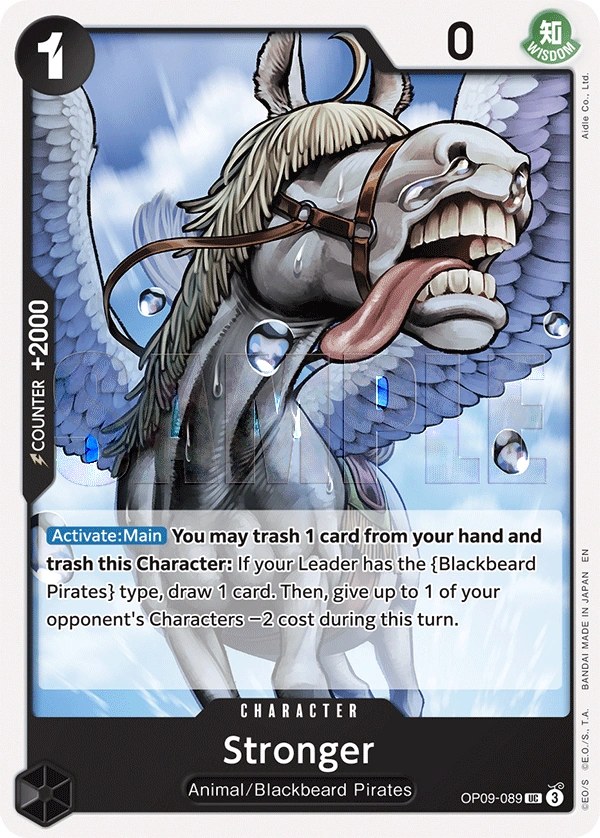 Stronger (OP09-089_r1) Reprint One Piece card