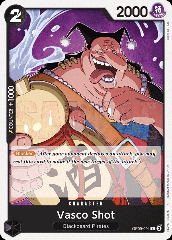 Vasco Shot (OP09-091) One Piece card