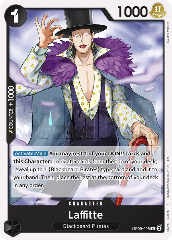 Laffitte (OP09-095_r1) Reprint One Piece card