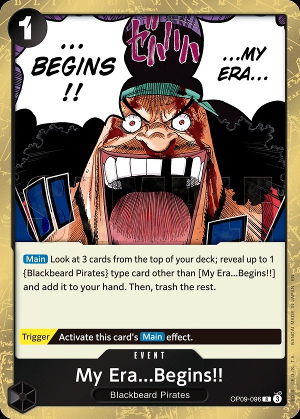 My Era...Begins!! (OP09-096_r1) Reprint One Piece card