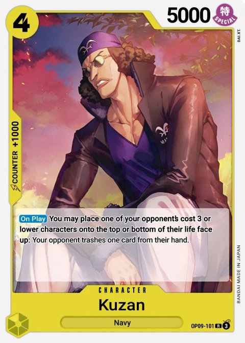 Kuzan (OP09-101) One Piece card