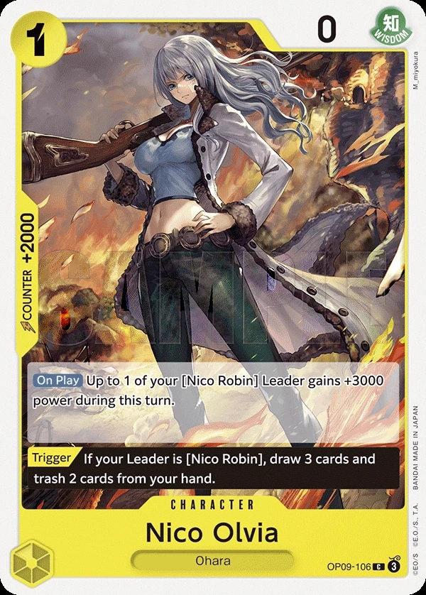 Nico Olvia (OP09-106) One Piece card
