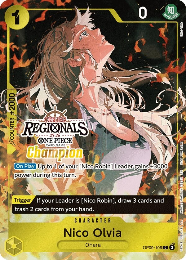 Nico Olvia (OP09-106_p3) Alt Art One Piece card