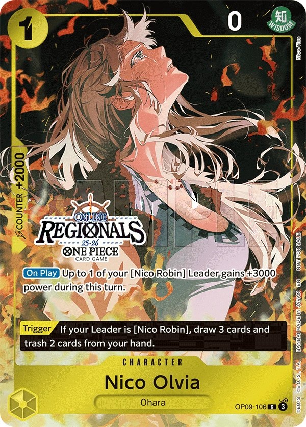 Nico Olvia (OP09-106_p4) Alt Art One Piece card