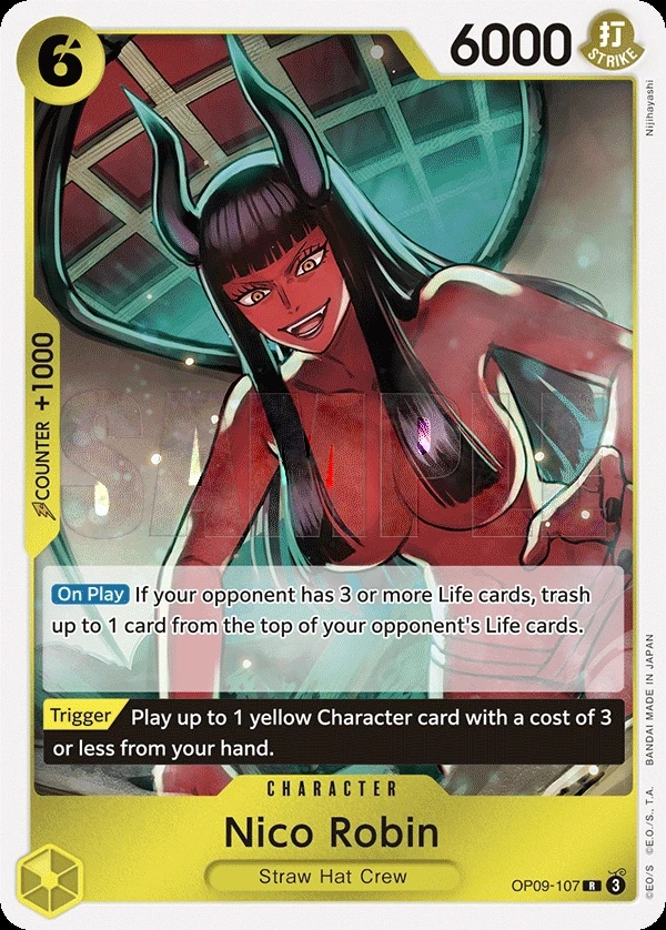 Nico Robin (OP09-107) One Piece card