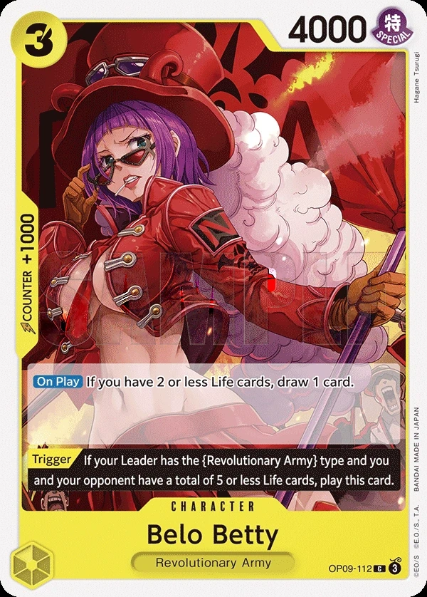 Belo Betty (OP09-112) One Piece card