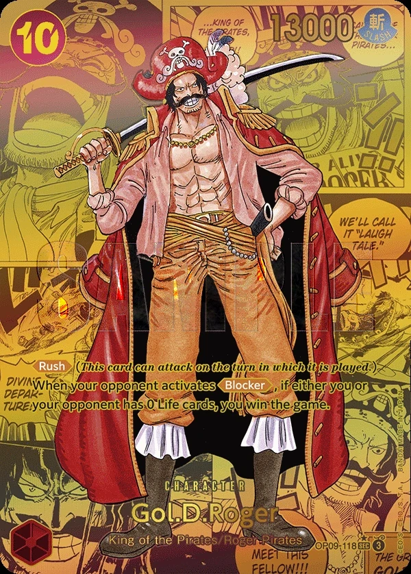 Gol.D.Roger (OP09-118_p2) Alt Art One Piece card