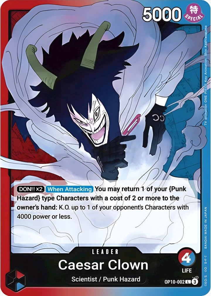 Caesar Clown (OP10-002) One Piece card