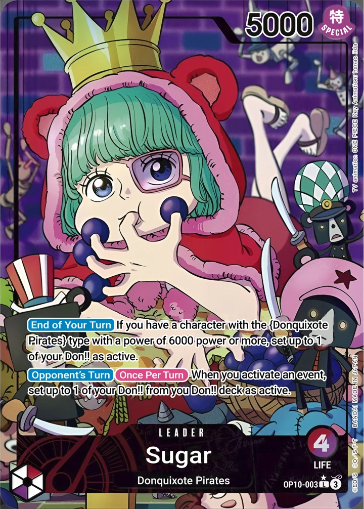 Sugar (OP10-003_p1) Alt Art One Piece card