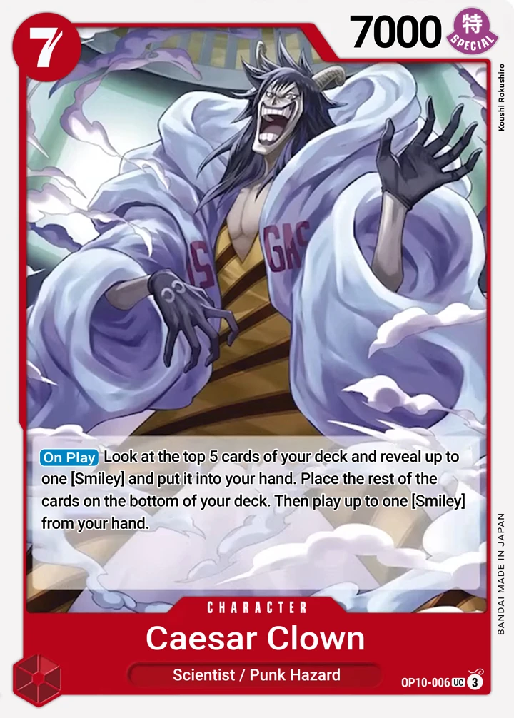 Caesar Clown (OP10-006) One Piece card