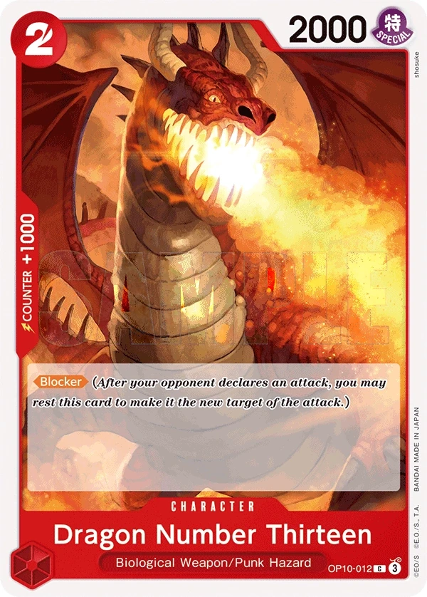 Dragon Number Thirteen (OP10-012) One Piece card