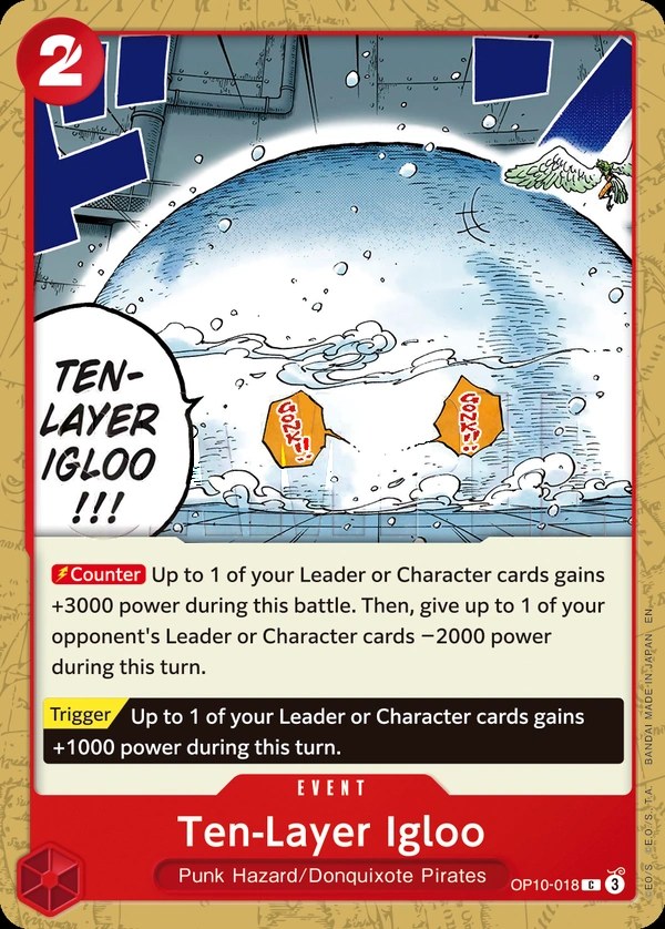Ten-Layer Igloo (OP10-018_r1) Reprint One Piece card