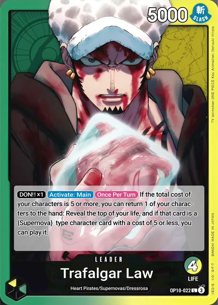Trafalgar Law (OP10-022) One Piece card