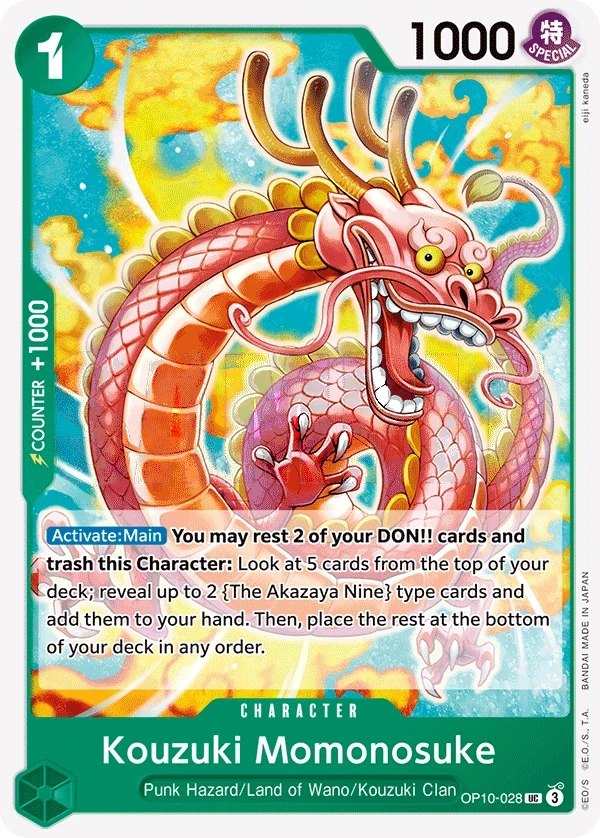 Kouzuki Momonosuke (OP10-028) One Piece card