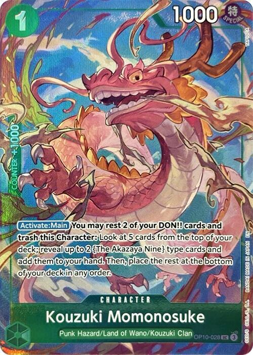 Kouzuki Momonosuke (OP10-028_p1) Alt Art One Piece card