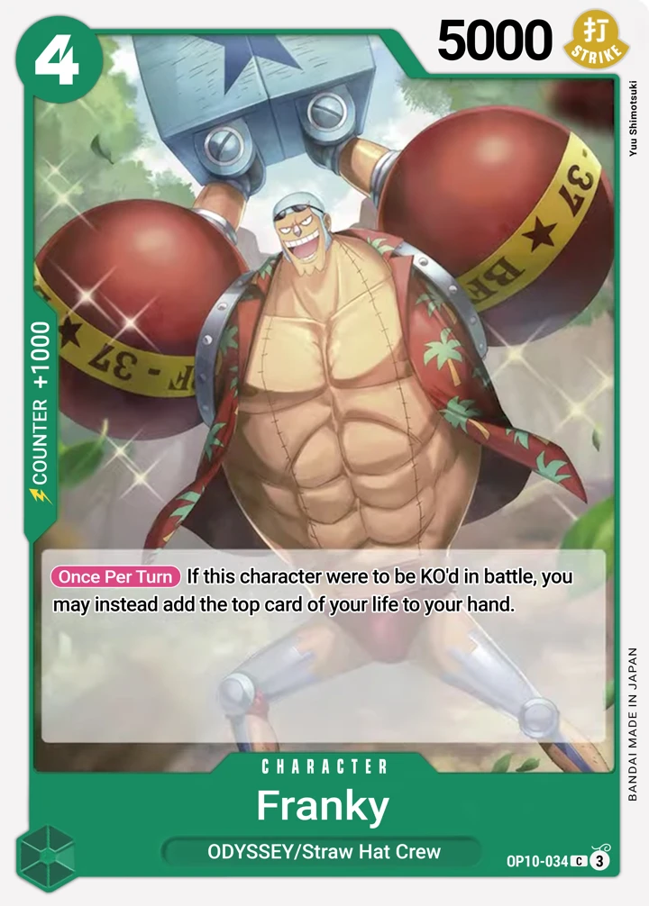 Franky (OP10-034) One Piece card
